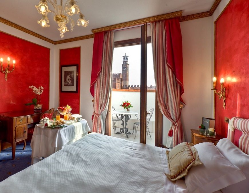 Due Torri Hotel Верона Стая снимка